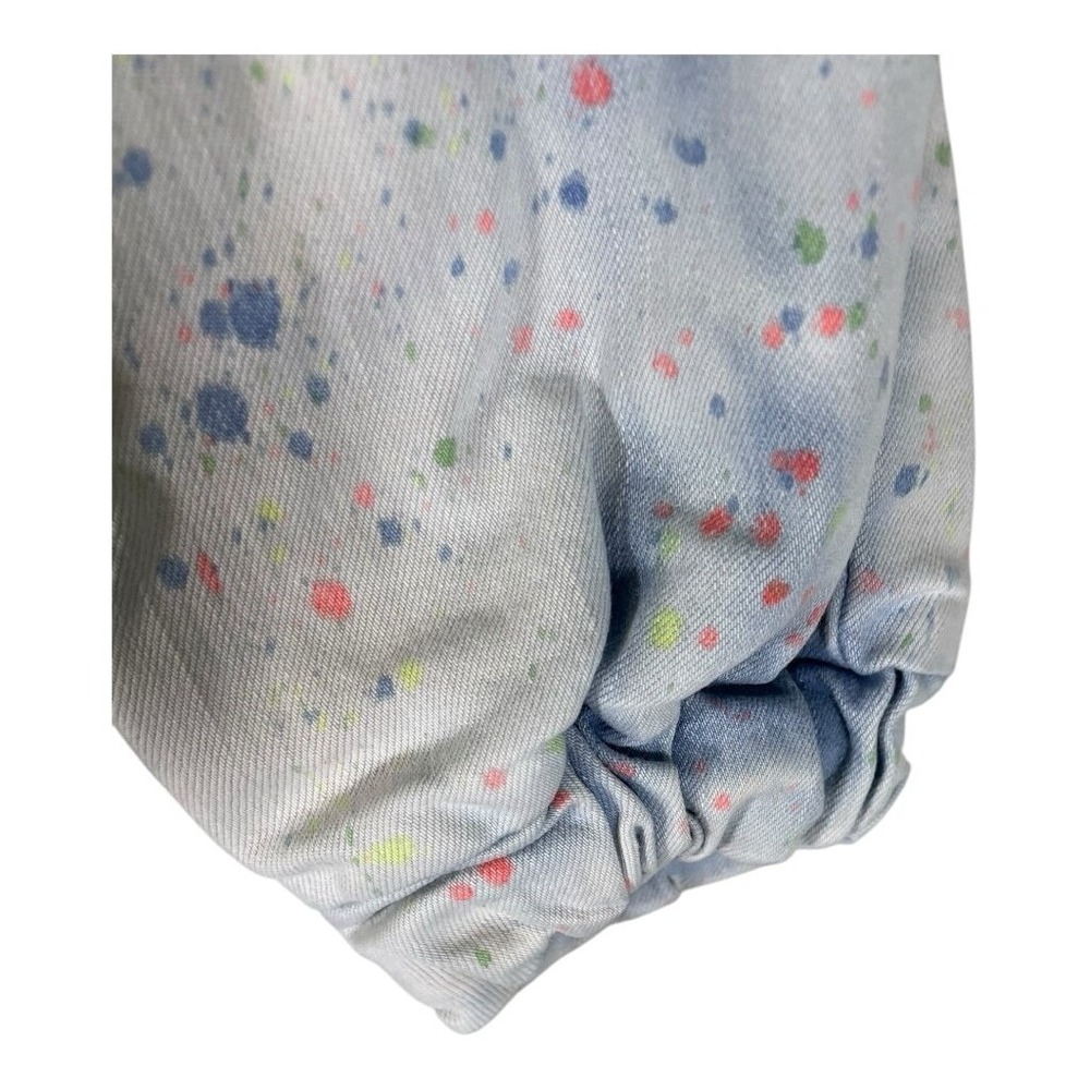Thrill Jeans Girls Distressed Shredded Trendy Size 8 Unique Cool Paint Splatter - Picture 9 of 11